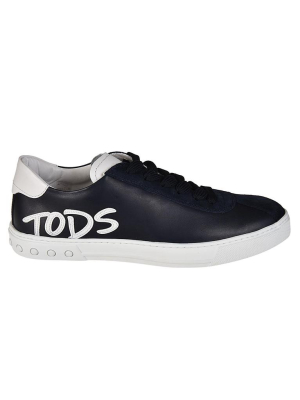 Tod's Logo Print Sneakers