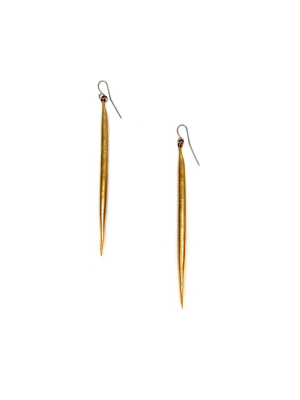 K/ller Collection Quill Earrings- Brass