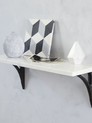 Marble Shelf & Modern Bracket