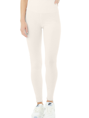 High-waist Airbrush Legging - Ivory