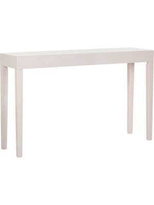 Kasey Lacquer Console Table Gray