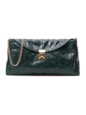 Miu Miu Patchwork Motif Chain Clutch Bag