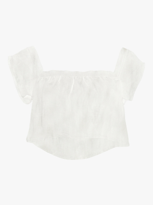 The Flutter Crop Top