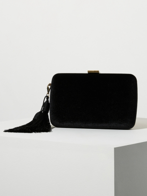 Polly Velvet Clutch