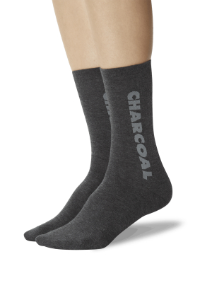 Women's Color Names Crew Socks