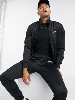 Ellesse Zip Up Tracksuit In Black Exclusive To Asos