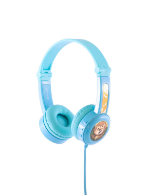 Buddyphones Travel Wired Headset - Blue