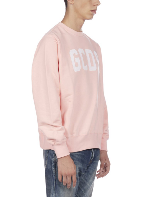 Gcds Logo Embroidered Crewneck Sweatshirt