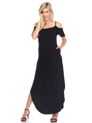 Lexi Maxi Cold Shoulder Dress