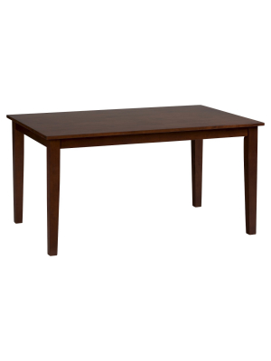 Simplicity Rectangle Wooden Dining Table - Jofran Inc.