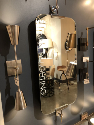 Madden Mirror Antique Brass