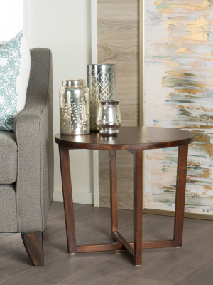 Tansy Small Accent Table - Wood - Rich Mahogany - Christopher Knight Home