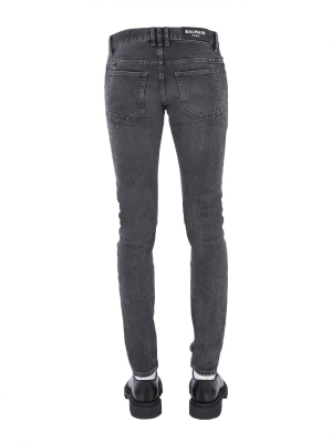 Balmain Distressed Skinny Jeans