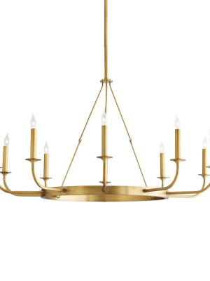 Berlin Chandelier Antique Brass