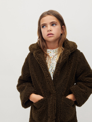 Faux Shearling Coat