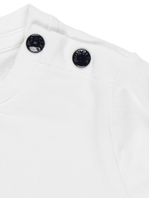 Moncler Enfant Button Detailed Long-sleeve T-shirt