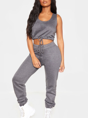 Shape Charcoal Sweat Drawstring Joggers