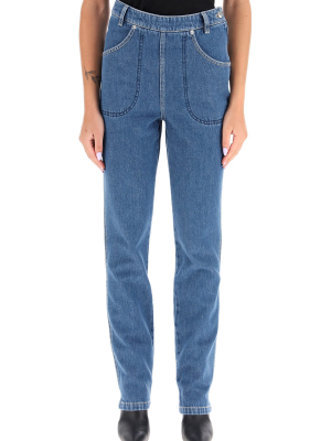 Kenzo Pocket Detail High-rise Jeans