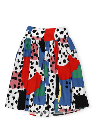 Stella Mccartney Kids Pleated Flared Skirt