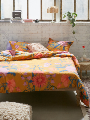 Krista Scarf Floral Duvet Cover