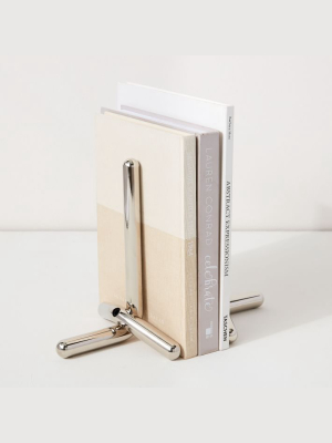 Craighill Cal Bookends - Nickel