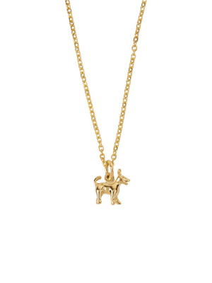 Tiny Dog Necklace