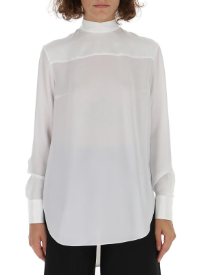 Thom Browne Back Bow Detail Blouse