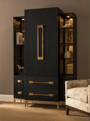 Black Satin Cabinet