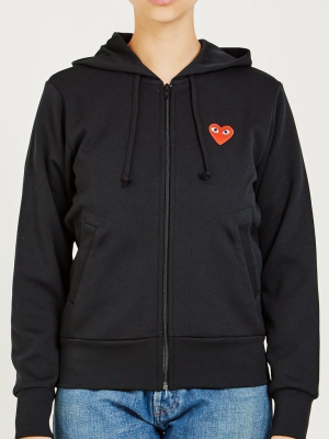 Red Heart Play Zip Hoodie