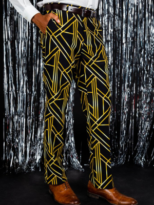 The Ball Droppers | Nye Art Deco Pants