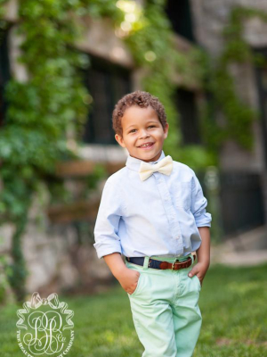 Baylor Bow Tie - Seaside Sunny Yellow Seersucker