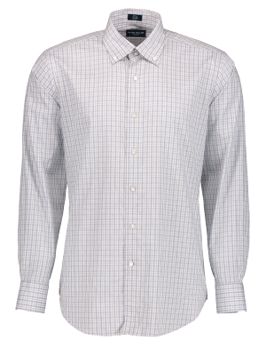 Ls Woven Glen Plaid Argento