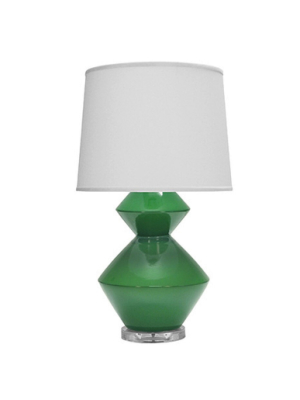 Two Tier Ceramic Table Lamp In Various Colors