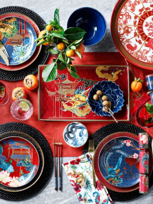 Lunar Dinner Plates, Dragon