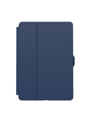 Speck Balance Folio Protective Case For Ipad 10.2" - Coastal Blue/gray
