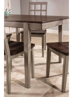 Garden Park Dining Table Gray/dark Espresso (wirebrush) - Hillsdale Furniture