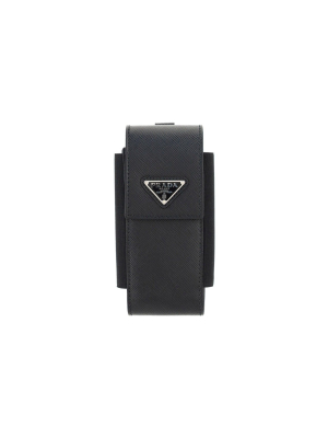 Prada Logo Plaque Phone Case