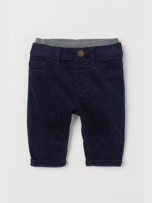 Pull-on Corduroy Pants