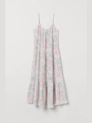 Crinkled Cotton Dress