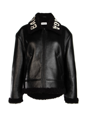 Balenciaga Cocoon Shearling Jacket