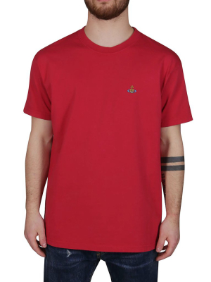 Vivienne Westwood Logo Embroidered T-shirt