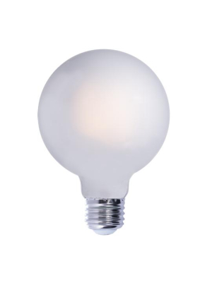 Led White Globe E26 Base G40 Bulb