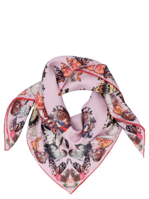 Alexander Mcqueen Butterfly Print Scarf