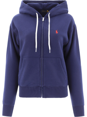 Polo Ralph Lauren Logo Embroidered Drawstring Hoodie