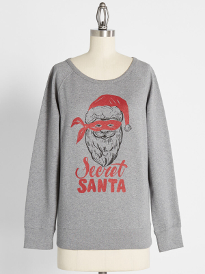 Christmas Confidential Graphic Sweatshirt