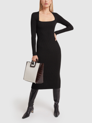 Mélange Knit Dress