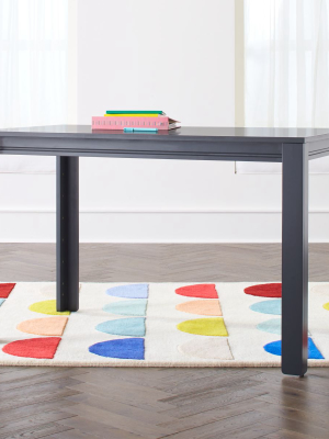 Large Charcoal Adjustable Kids Table W/ 30" Legs