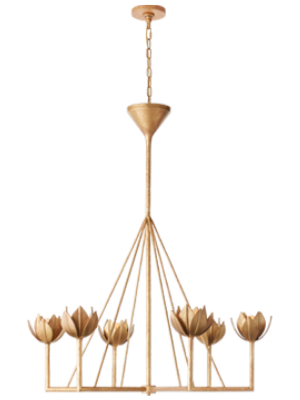 Alberto Large Single Tier Chandelier In Various Colors