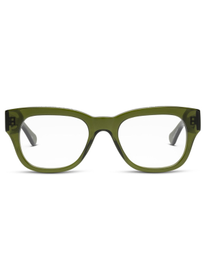 Miklos Green Reading Glasses