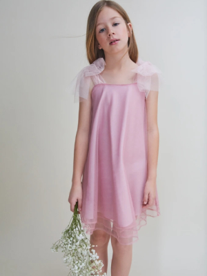 Nueces Pink Tulle Magnolia Dress